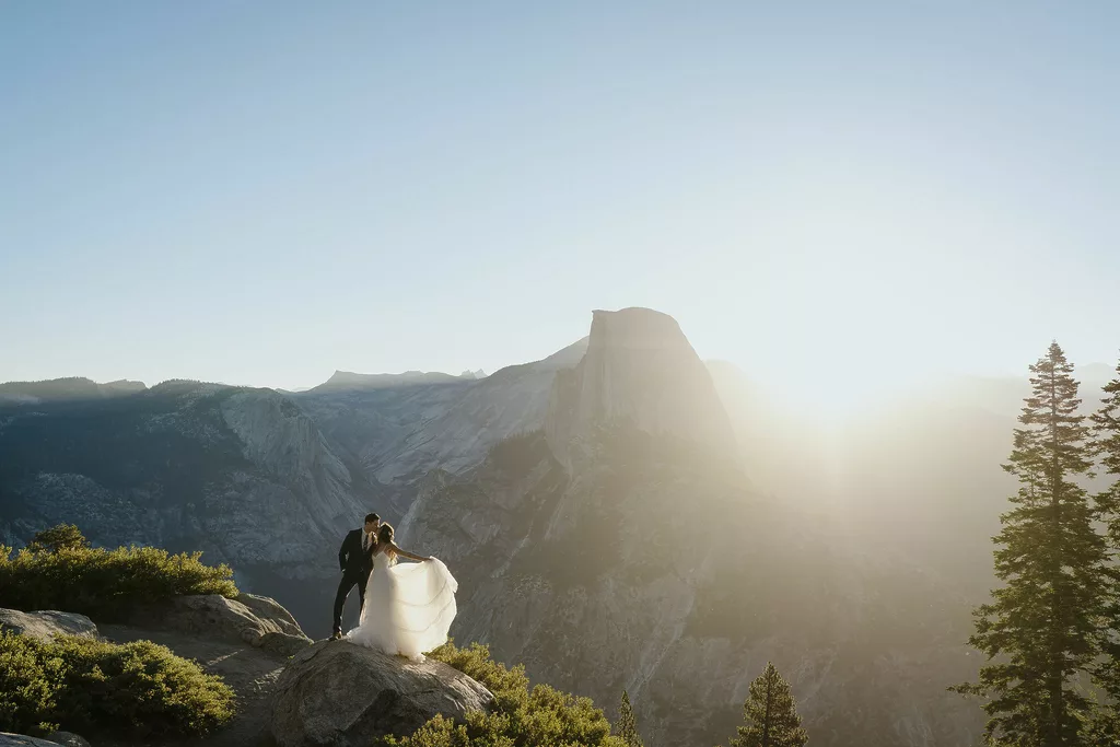 The Ultimate Guide to Elope in Yosemite National Park Yosemite Elopement Photographer OZ (2) Bride and groom portraits from their elopement in Yosemite